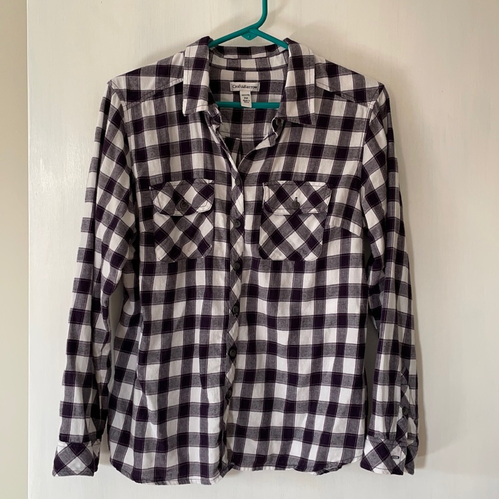Purple Plaid Shirt